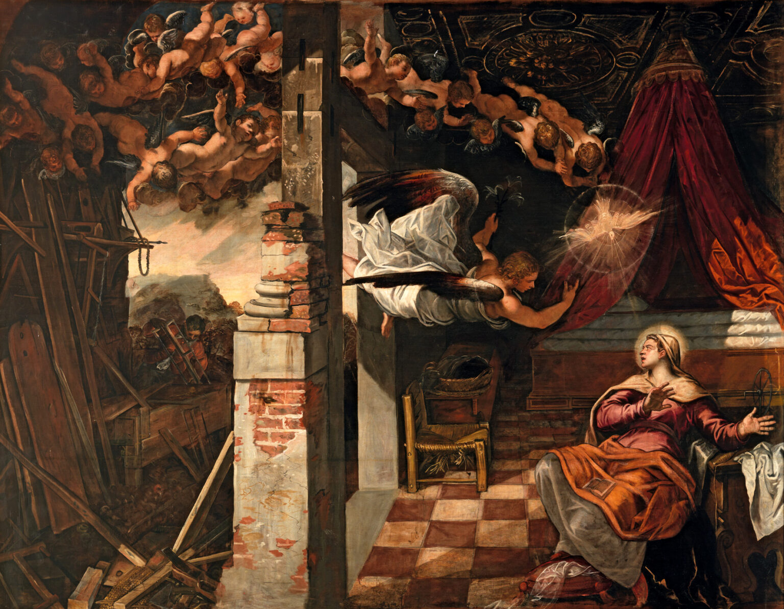 TINTORETTO S ANNUNCIATION AT THE SCOULA GRANDE DI SAN ROCCO