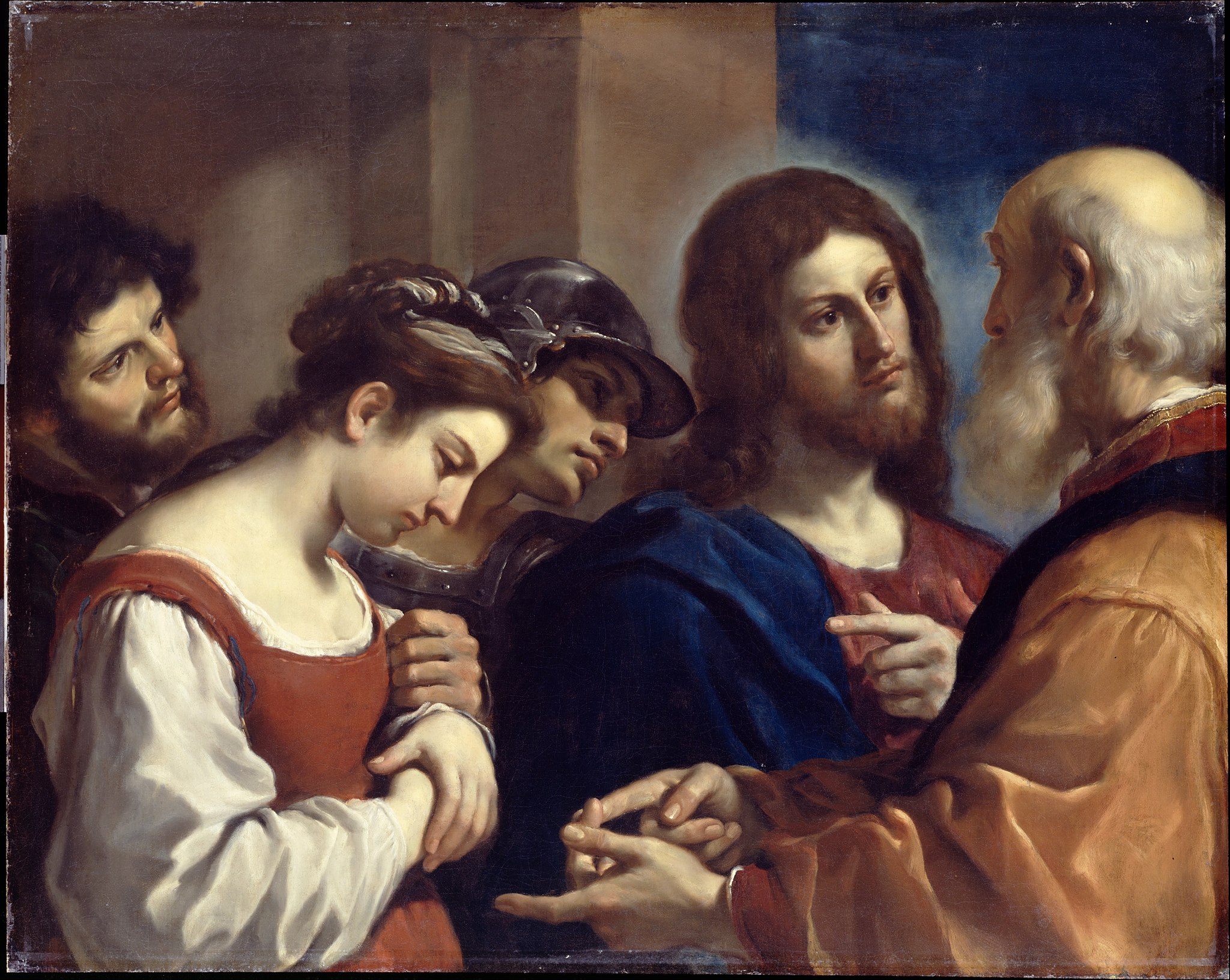 Guercino's Woman Taken in Adultery